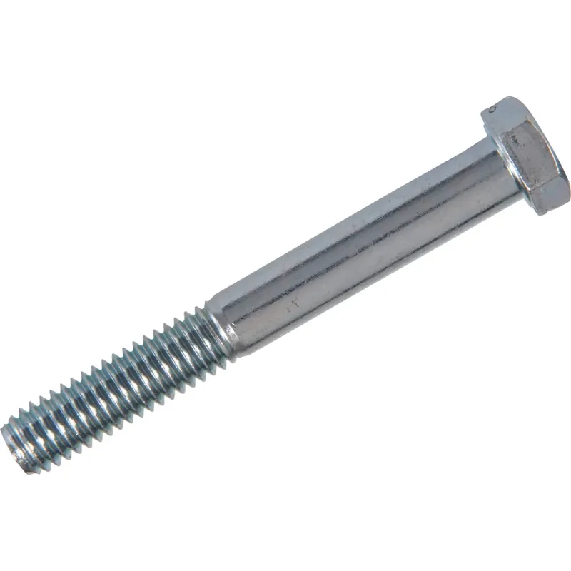 1/4 In. D X 1/2 In. L Zinc Plated Steel Hex Bolt 100 Pk