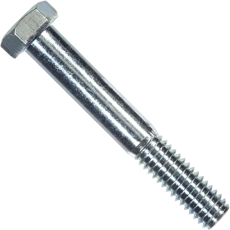 3/8 In. D X 1-1/4 In. L Zinc Plated Steel Hex Bolt 100 Pk