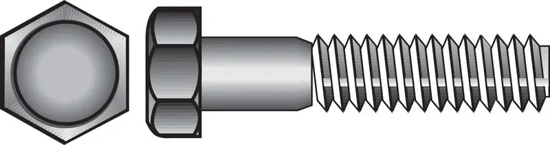 Hillman 3/8 In. Dia. X 5-1/2 In. L Zinc Plated Steel Hex Bolt 50 Pk