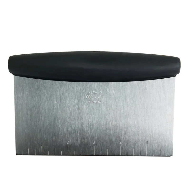 Good Grips Gray Stainless Steel Multi-purpose Scraper/chopper Model 73281