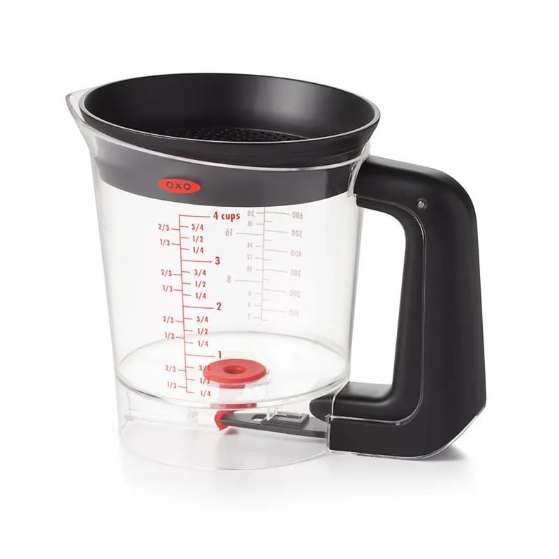 Good Grips Black/clear Plastic Fat Separator 4 Cups