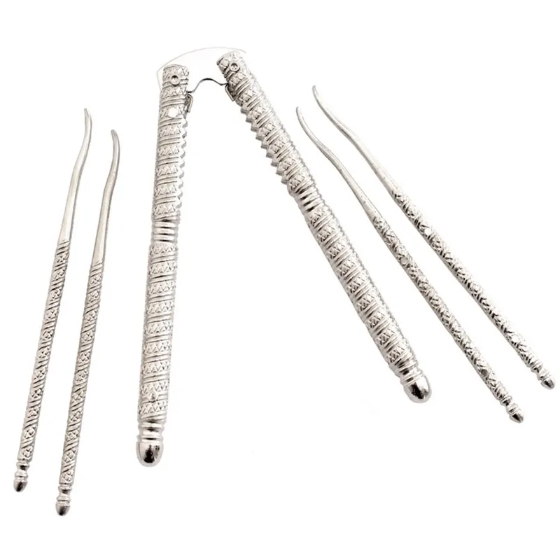 Silver Zinc Nutcracker And Pick Set - 8-7/8 In. Kitchen Gadget