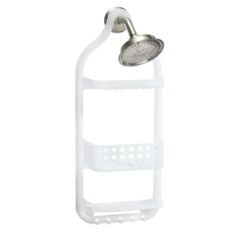 Circlz 26 In. H X 10.6 In. W X 5 In. L White Shower Caddy Organizer