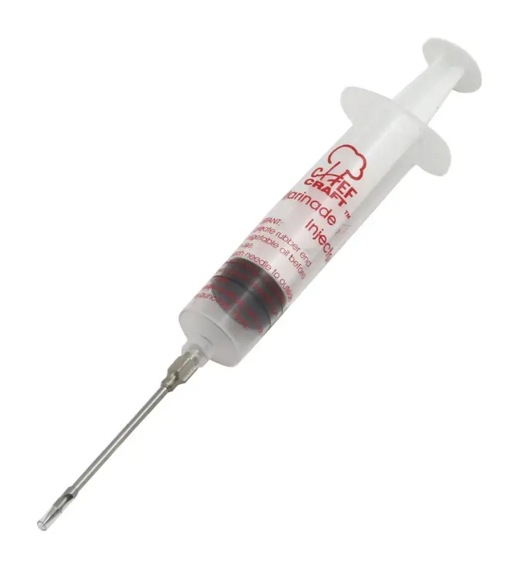 Chef Craft 2-3/4 In. W X 8 In. L Clear Stainless Steel Marinade Injector