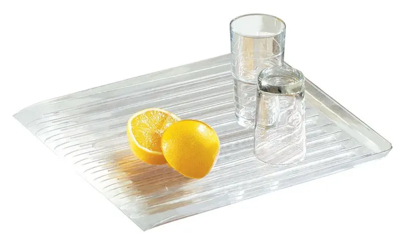Forma 12 In. L X 14 In. W X 1 In. H Clear Plastic Drain Board