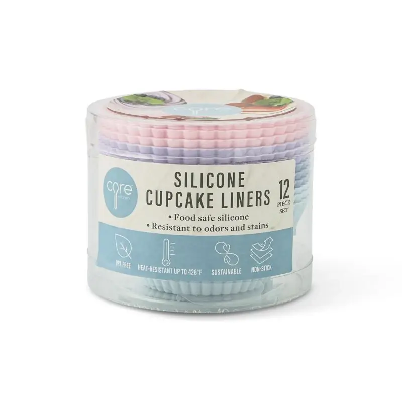 Core Kitchen Cupcake Cups Assorted 12 Pc