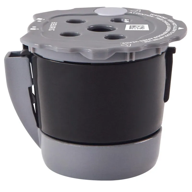 Single‑serve Reusable K‑cup Filter – Black/gray Eco‑friendly Pod