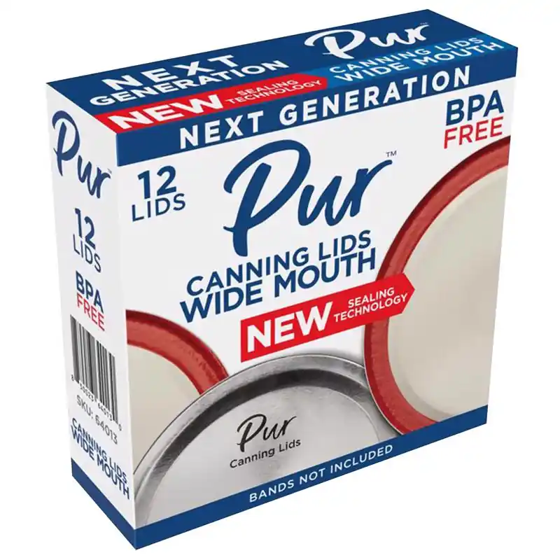 Pur Mason Wide Mouth Canning Lid 12 Pk