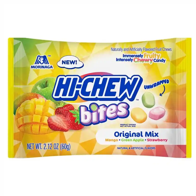 Bites Chewy Candy, Original Mix, 2.12 Oz.