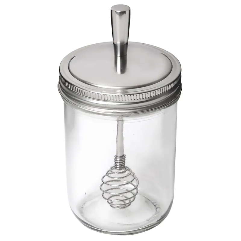 Wide Mouth Decorative Jar Lid Honey Dripper 1 Pk