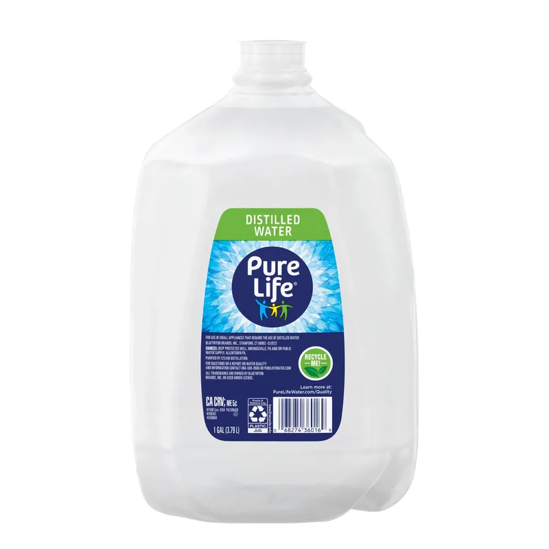 Purelife Distilled Bottled Water 1 Gal 1 Pk