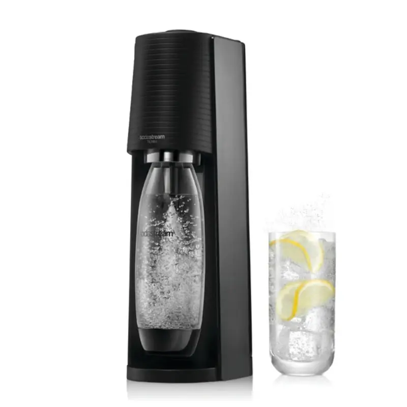Terra Sparkling Water Maker, Black