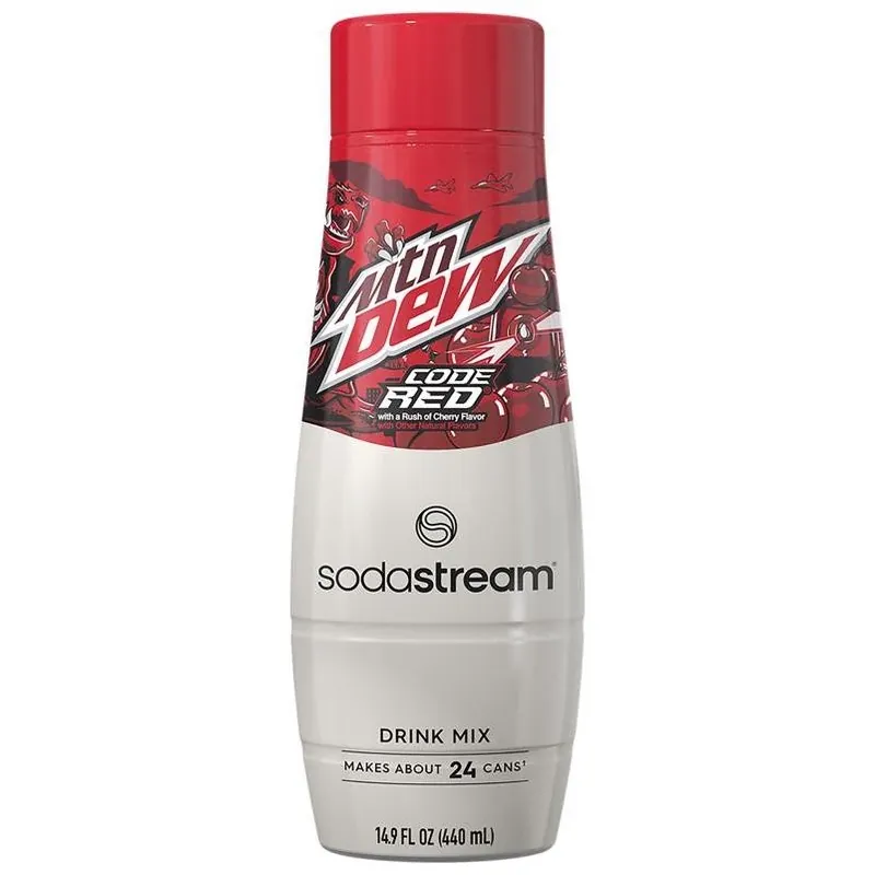 Sodastream Mountain Dew Code Red Cherry Soda Mix 440 Ml 1 Pk