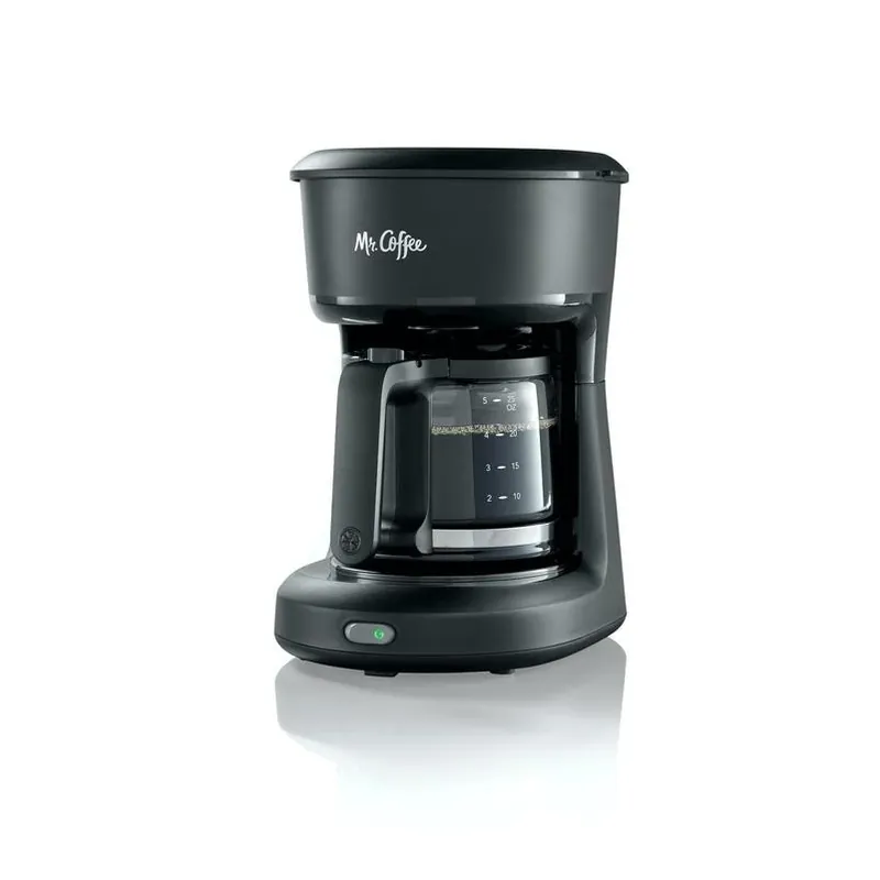 5‑cup Programmable Black Coffee Maker