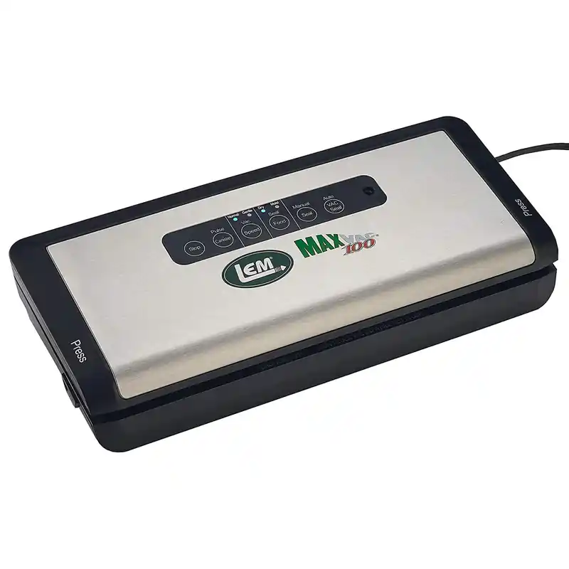 Lem Maxvac 100 Black/silver Food Vacuum Sealer