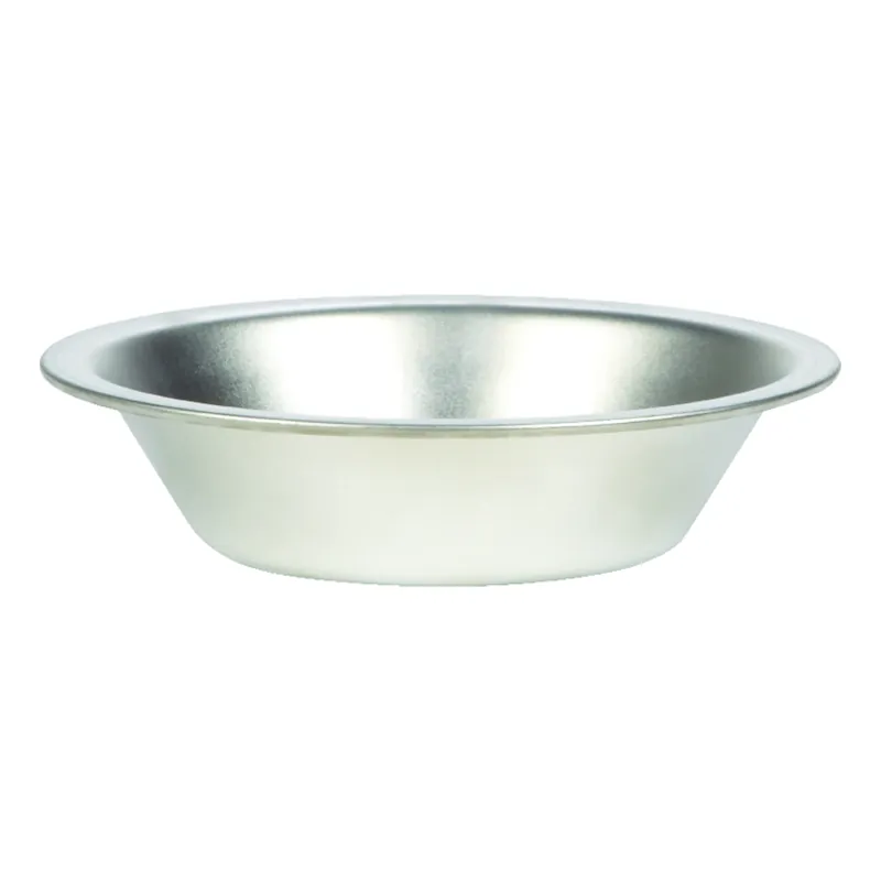 4-1/4 In. W 5 In. Individual Pie Pan Silver - Durable Bakeware