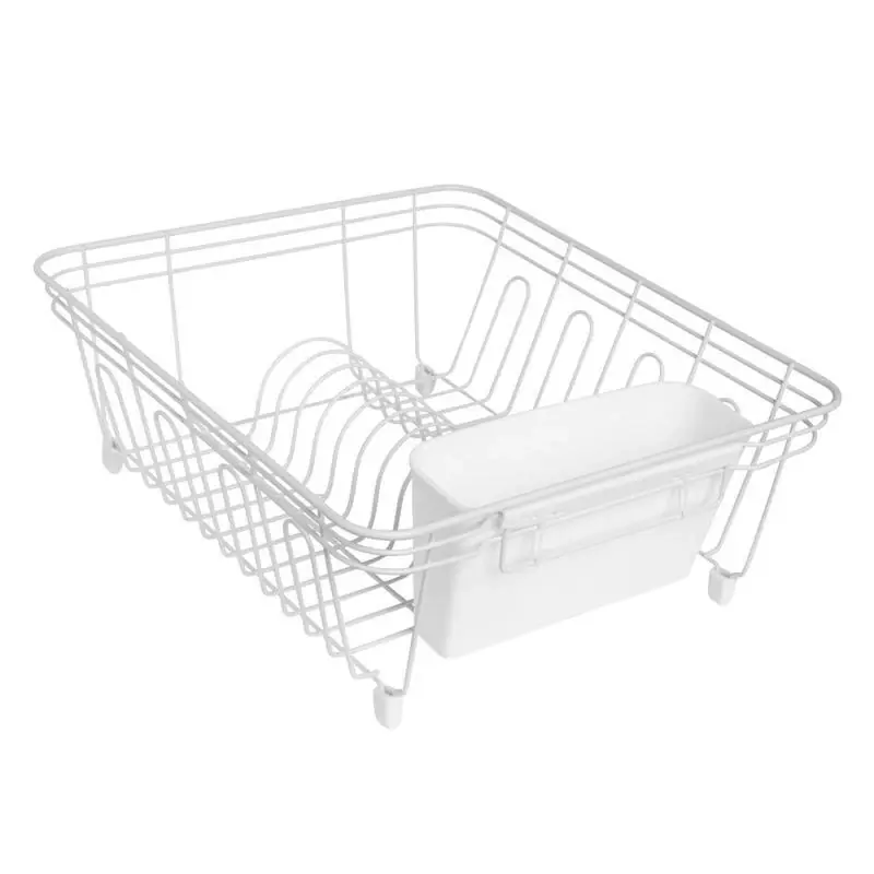 White Sink Strainer Organizer 14 In. L X 13 In. W X 5 In. H