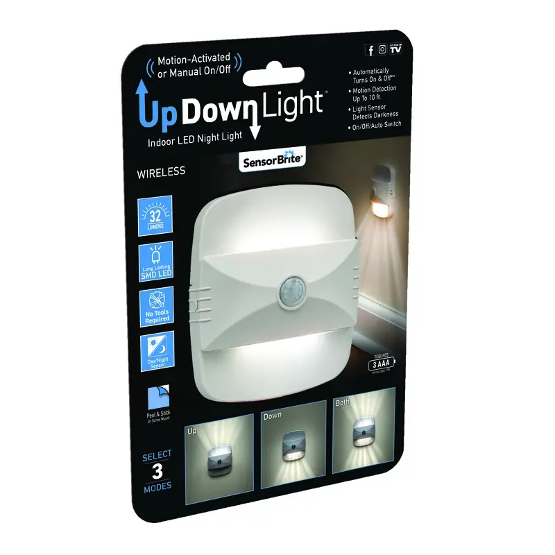 Led Night Light, Multi-directional, Motion Activated, Battery Operated
