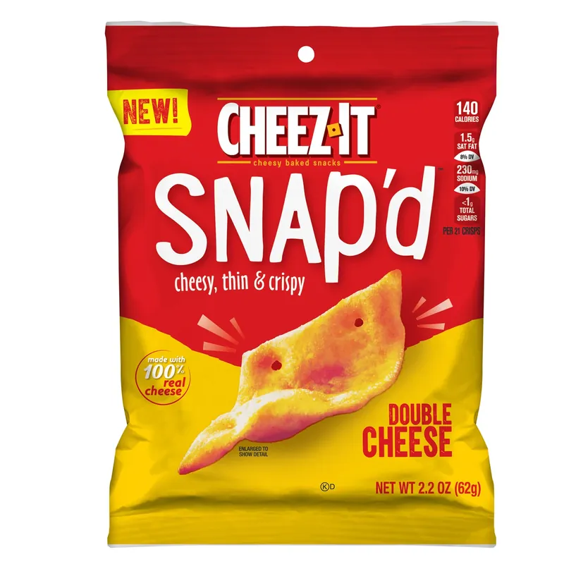 Snap‘d Double Cheese Chips 2.2 Oz Bagged