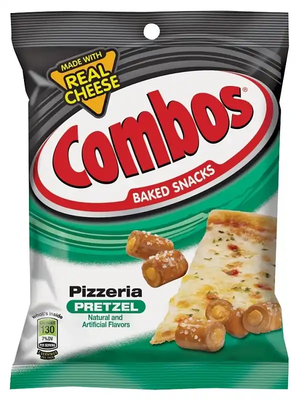 Baked Snacks, Pizza Pretzel Flavor, 6.3 Oz.