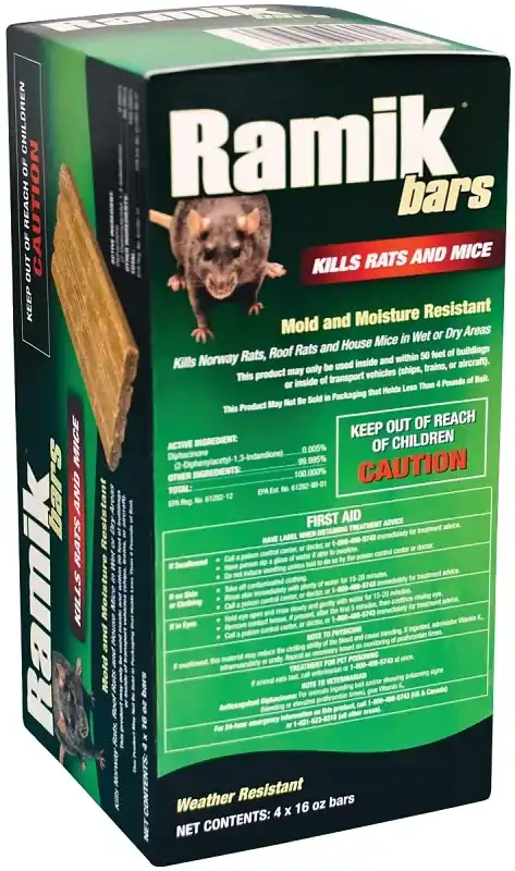 Fish-flavored Bait Blocks For Mice And Rats 4 Lb 4 Pk