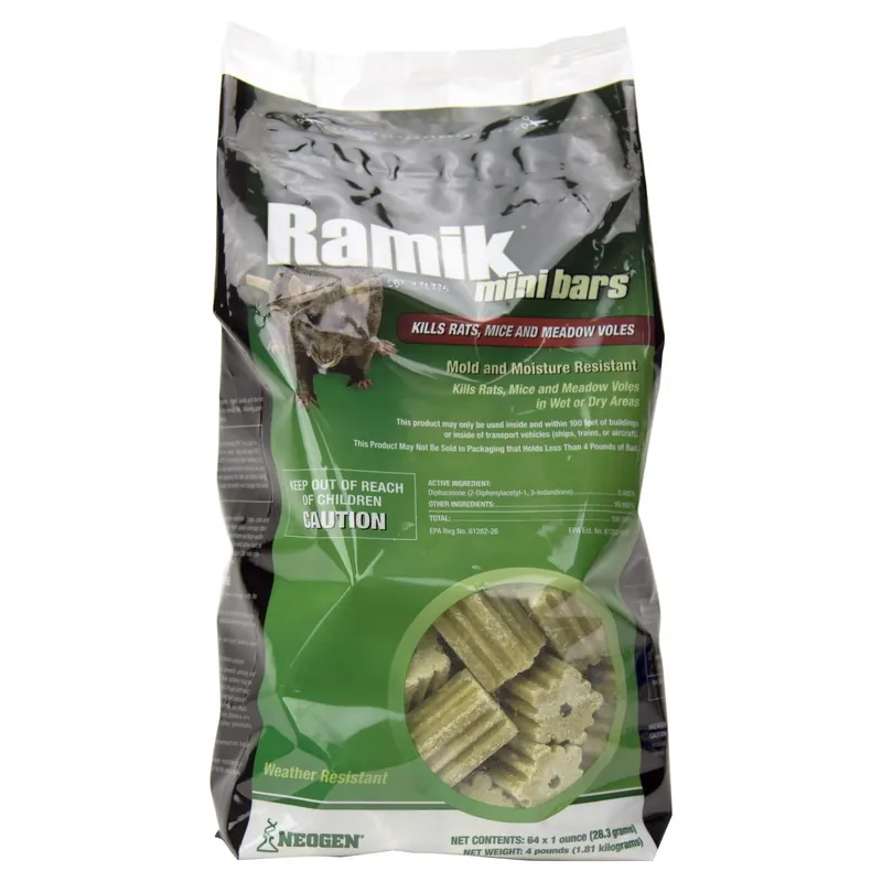 Fish-flavored Bait Blocks For Mice And Rats 4 Lb 64 Pk
