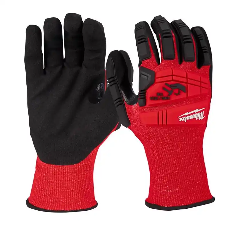 Impact Cut Level 3 Xl Unisex Nitrile Dipped Work Gloves 48-22-8973