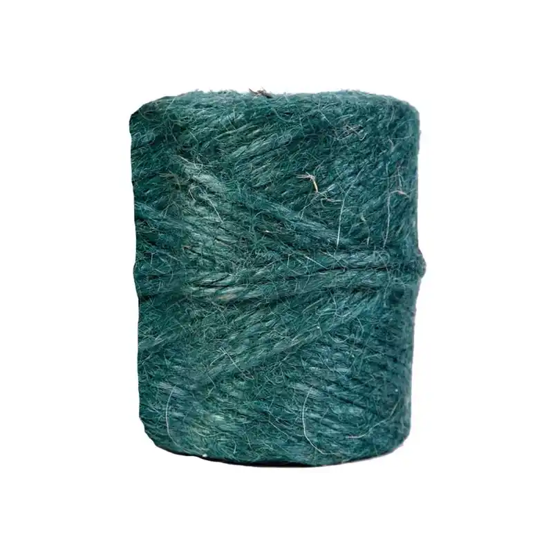 200 Ft. Green Twisted Jute Twine - 3 Ply Durable Gardening Rope