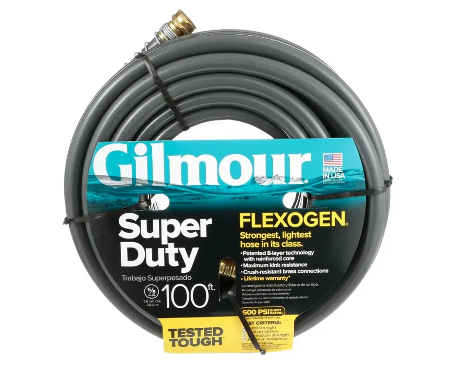 Flexogen 5/8 In. Diameter X 100 Ft. Length Heavy Duty Garden Hose