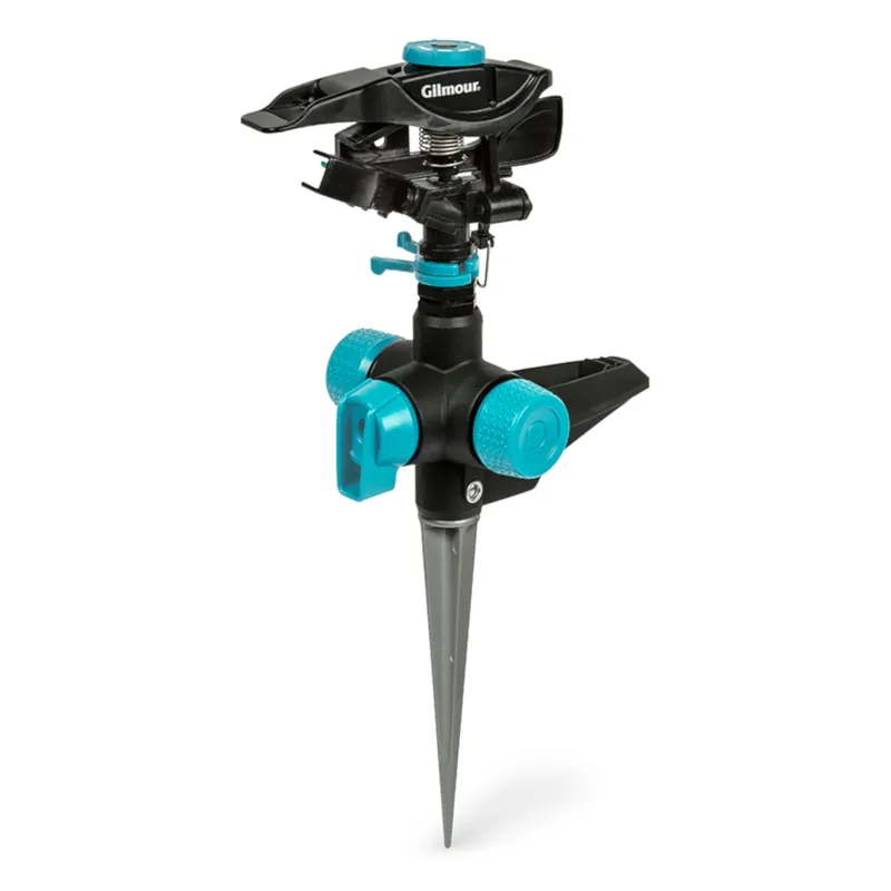 Metal Spike Base Impact Sprinkler 5800 Sq Ft 1 Pk