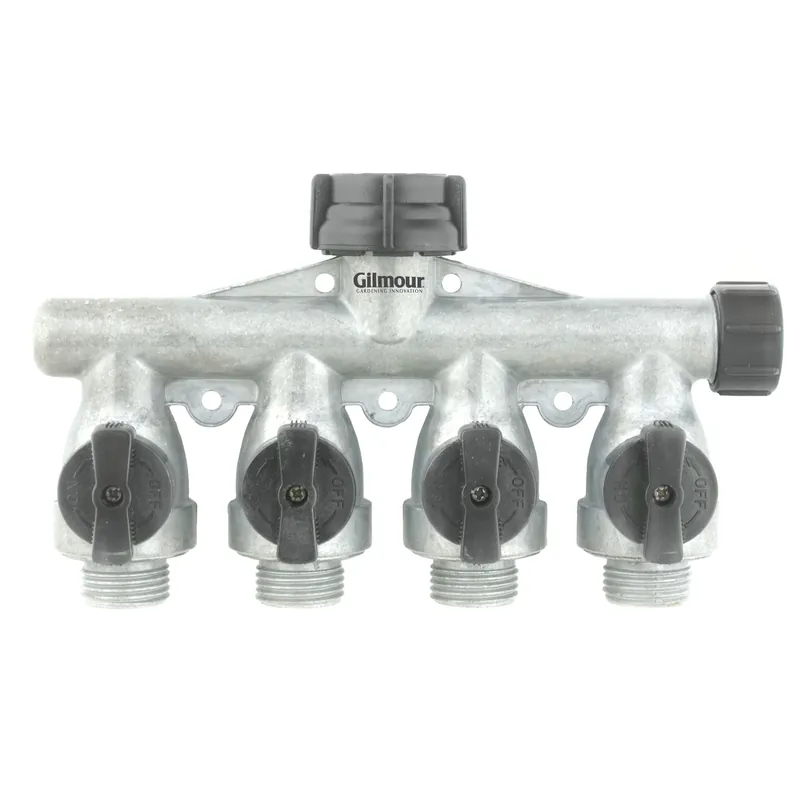 5/8 In. Metal Threaded Male 4-way Shut-off Valve - Model 800404-1001
