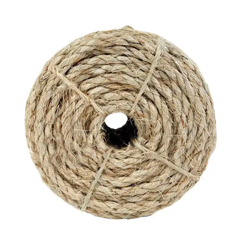 3/8 In. Diameter X 50 Ft. Length Natural Twisted Sisal Rope