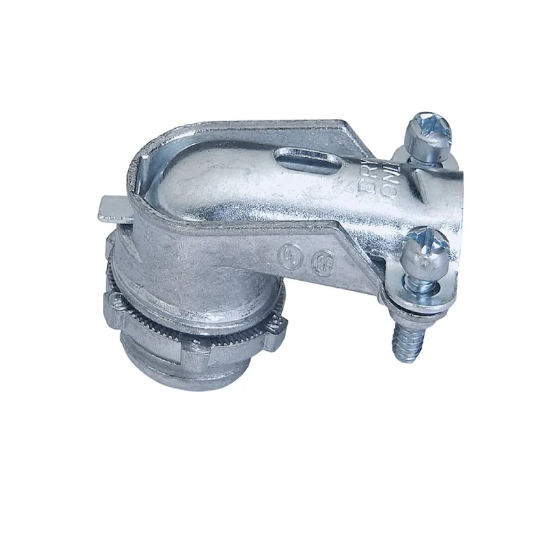 Proconnex 3/4 In. D Die-cast Zinc 90 Degree Squeeze Connector For Ac, Mc