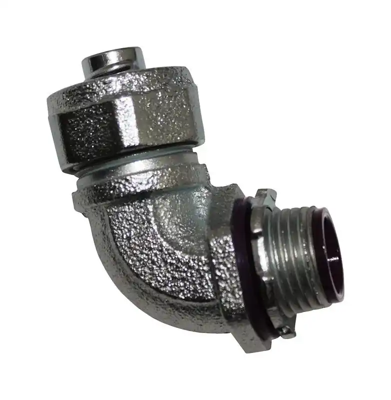 Proconnex 3/4 In. D Zinc-plated Iron 90 Degree Connector For Liquid Tight