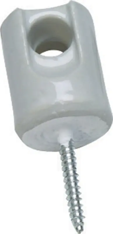 Proconnex 1-11/16 In. D Porcelain/steel Wire Holder For Nm/se 1 Pk