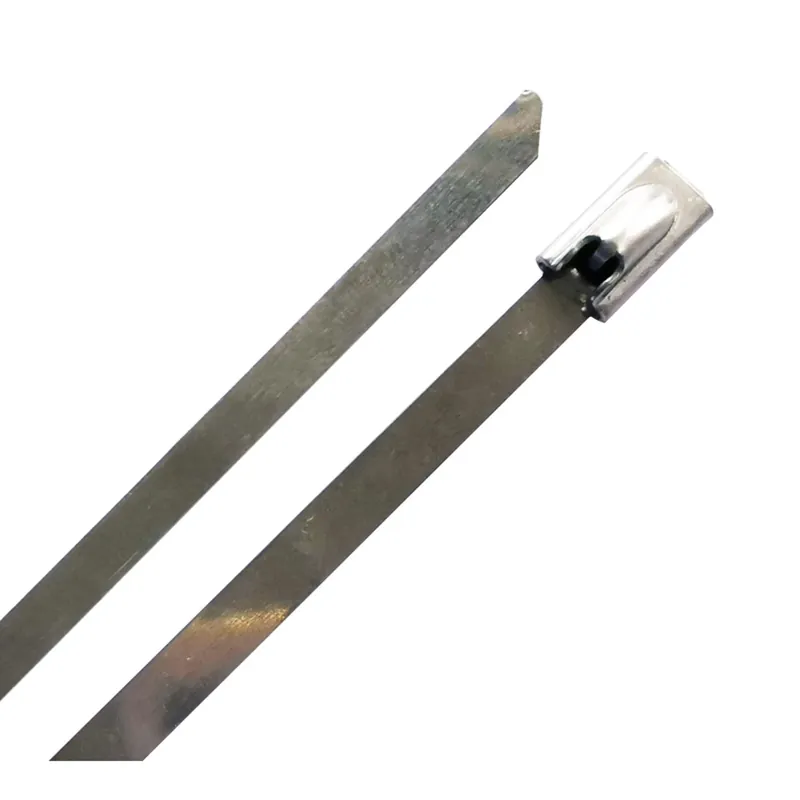 11 In. L Silver Cable Tie 10 Pk