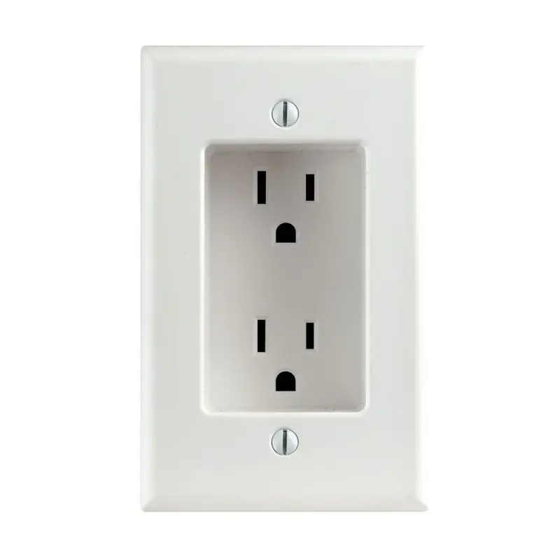 15 Amps 125 V Duplex White Outlet 5-15r 1 Pk