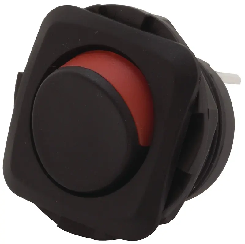 16 Amps Rocker Switch Black/red 1 Pk