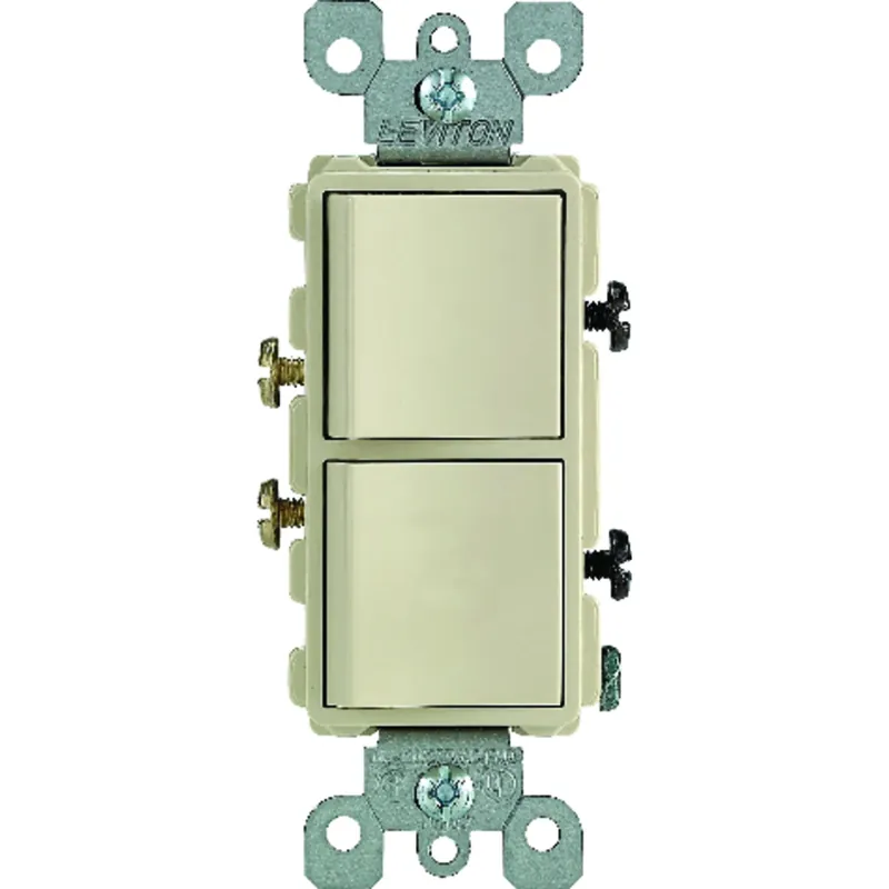 Decora 15 Amps Single Pole Combination Ac Quiet Switch Ivory 1 Pk