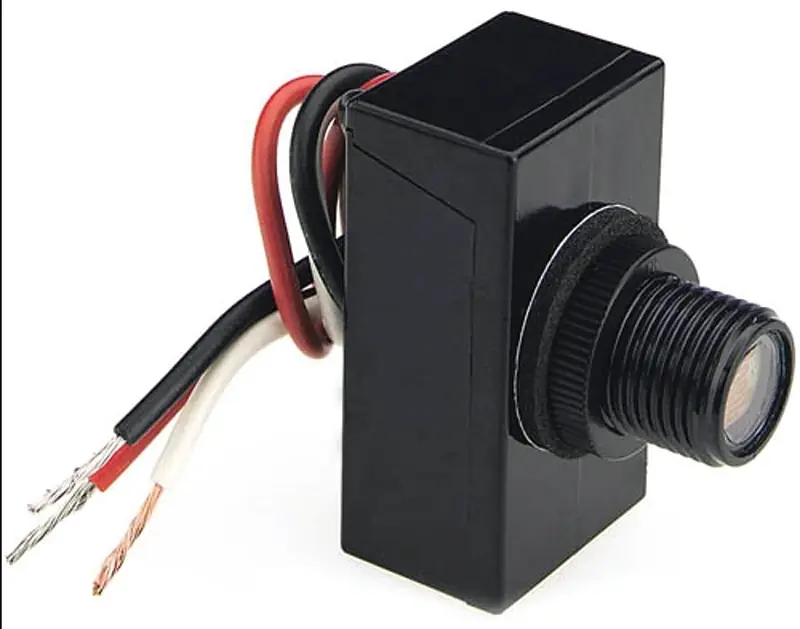Black Photoelectric Eye Light Control 1 Pk