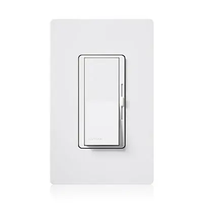 Diva 1500w 1-pole/3-way Cfl/led/incandescent Dimmer Switch Dvcl-153ph-wh
