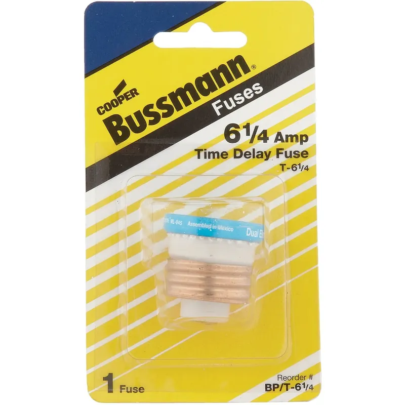 6.25 Amps T-type Plug 1 Pk