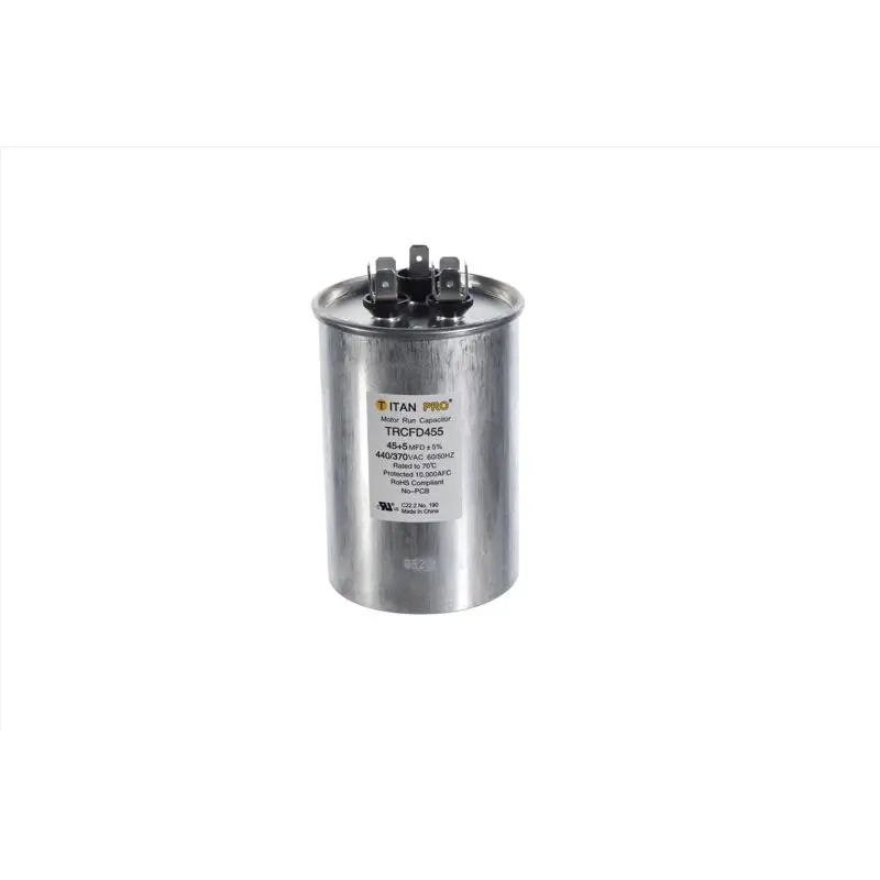 45+5 Mfd 440 V Round Run Capacitor For Electrical Applications