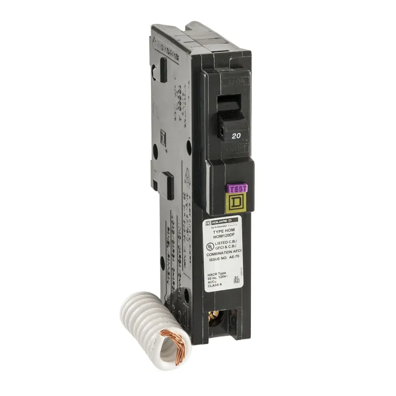 Homeline Single Pole Circuit Breaker, 20 Amps