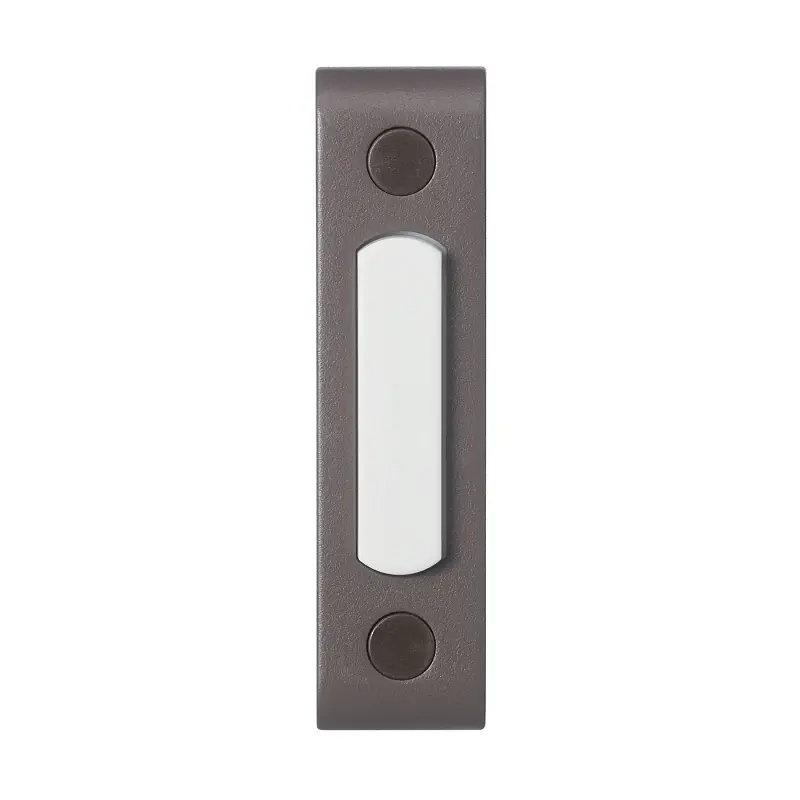 Wired Doorbell Push Button, Led Light, Bronze