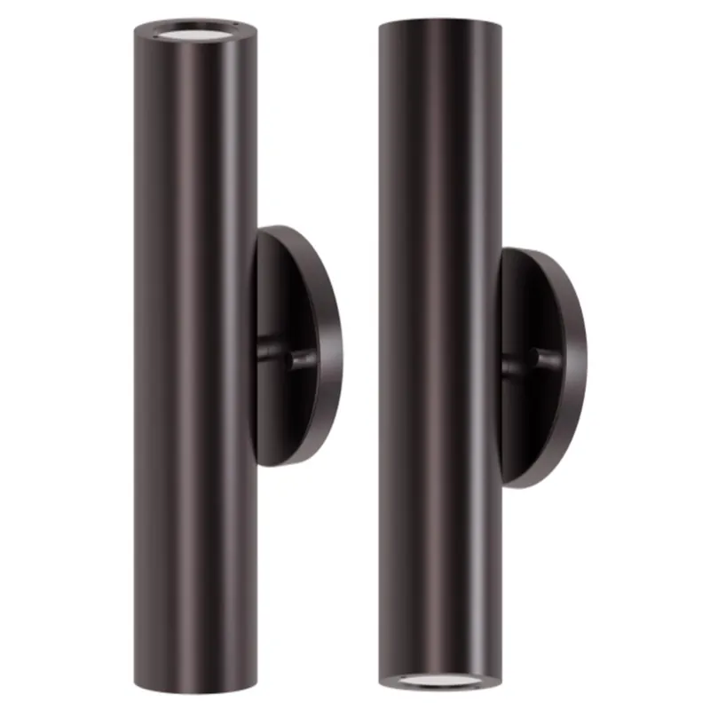 Matteo Matte Black Switch Led Wall Lantern - 14.25 In Height, 8.5 Watts