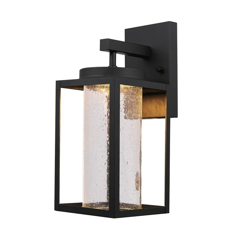 Capulet 1-light Matte Black Wall Sconce, 13-inch Led Indoor/outdoor