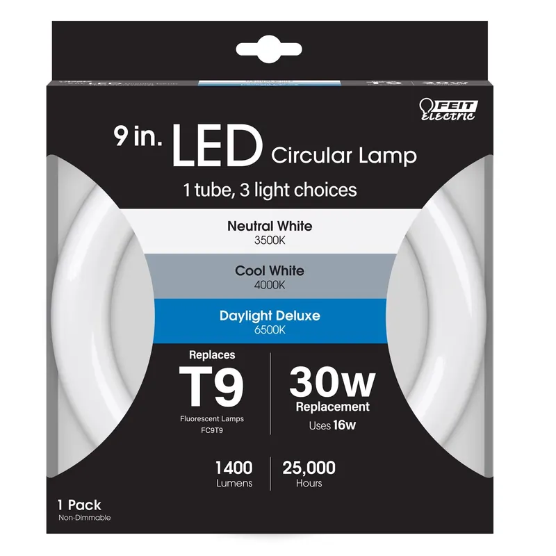 T9 4-pin Led Tube Light Color Changing 30 Watt Equivalence 1 Pk