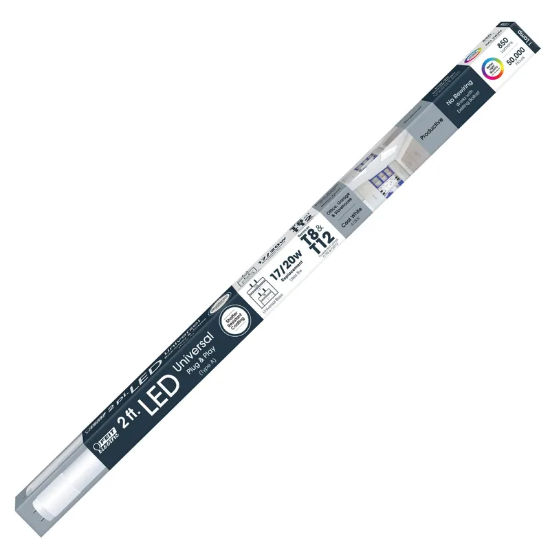 Linear T8 G13 (medium Bi-pin) Led Bulb Cool White 20 Watt Equivalence 1 Pk