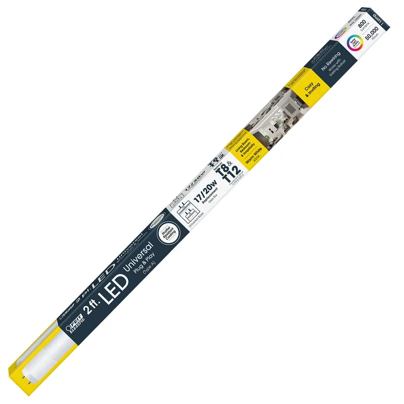 Plug & Play T8 And T12 Warm White 23.9 In. G13 Linear Led Bulb 20 Watt Equivalence 1 Pk